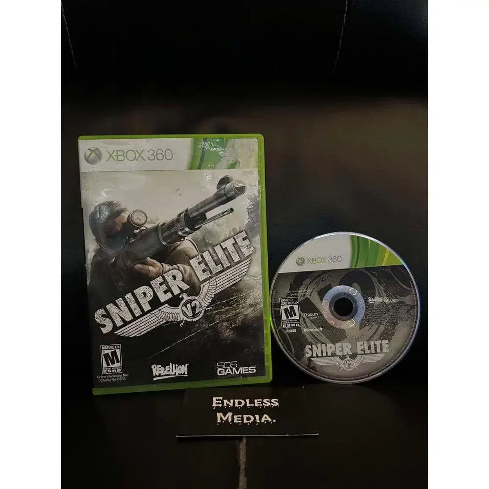 Sniper Elite V2 Microsoft Xbox 360 Item and Box Video Game‎